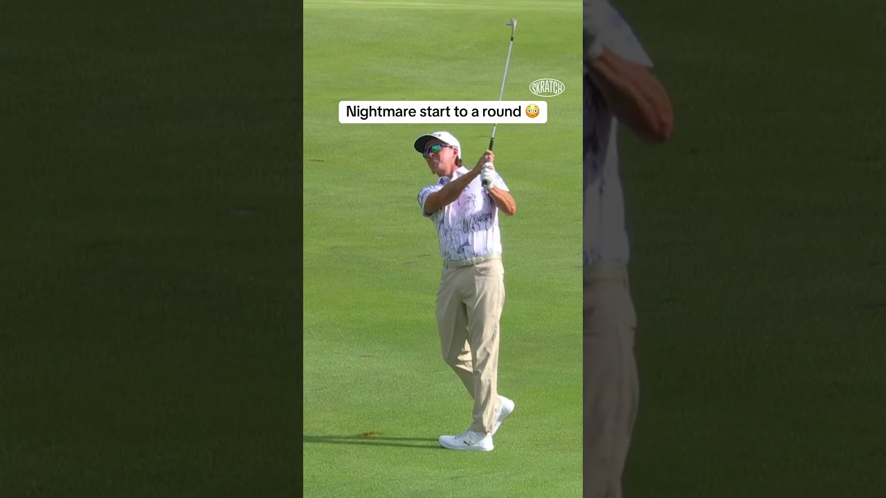 🗣️SHANK WEEK! Rickie just shanked his first approach shot of the day.