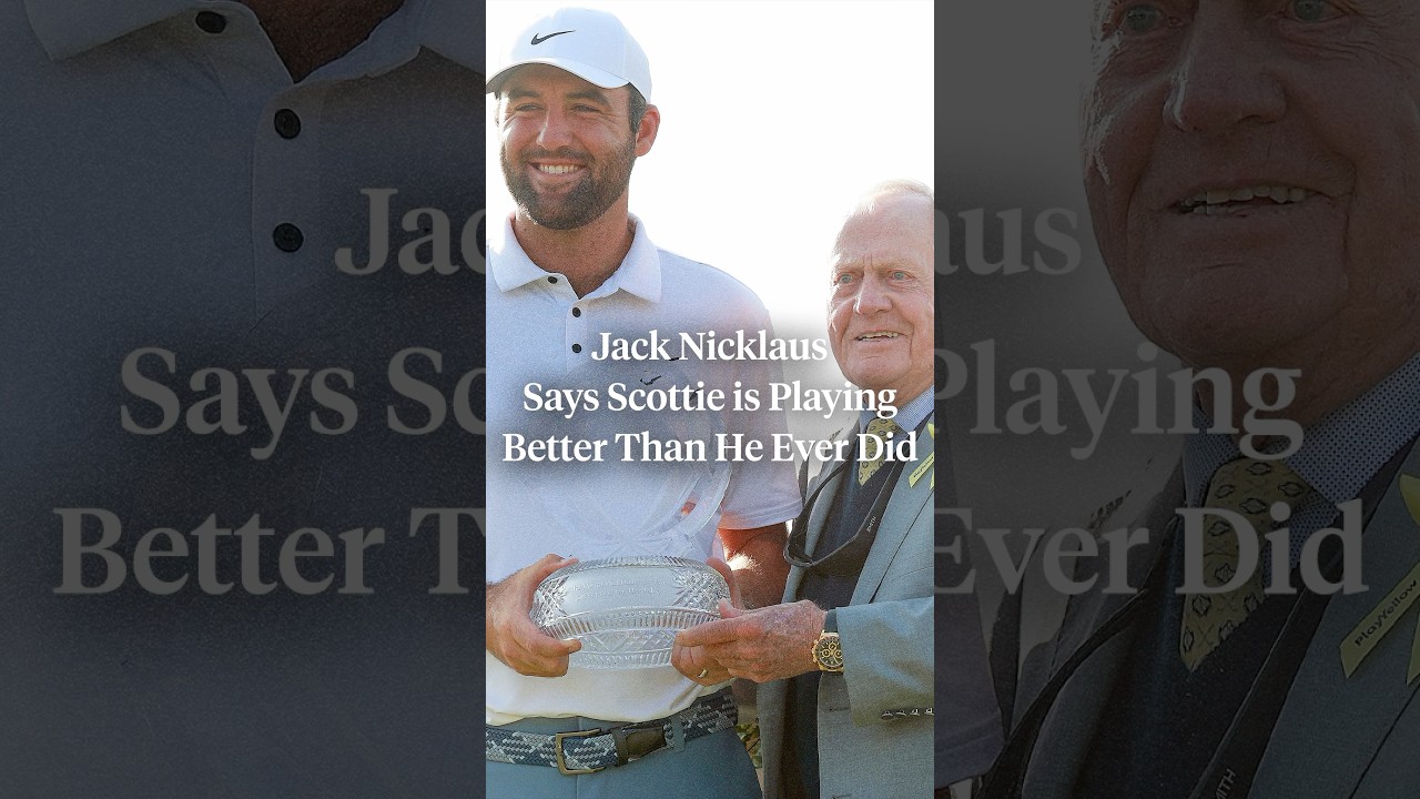 Jack Nicklaus says Scottie is playing better than he ever did 👀