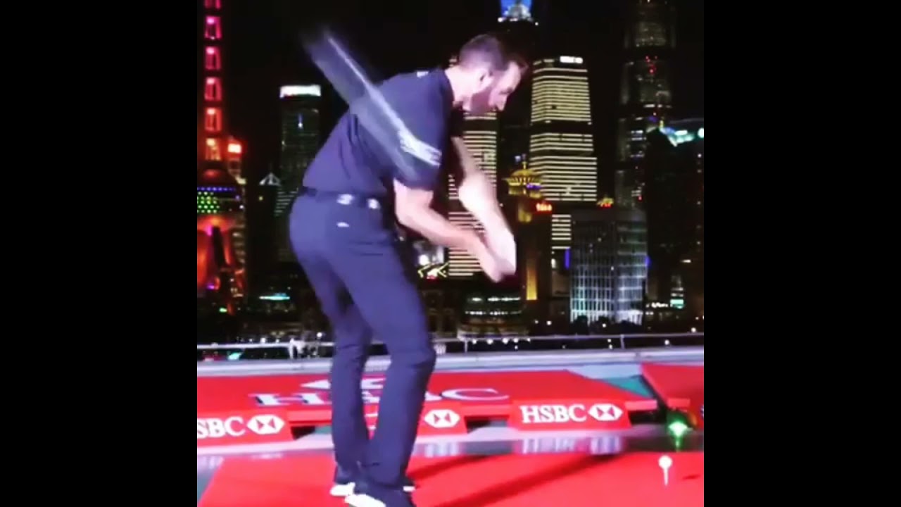 【屋上で打つ】ダスティンジョンソン / DustinJohnson　スローモーション