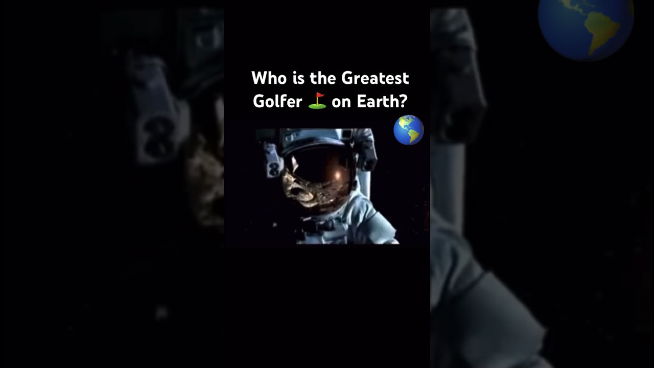 Who is the Greatest Golfer ⛳️ on Earth? 🌎 #golf #tigerwoods
