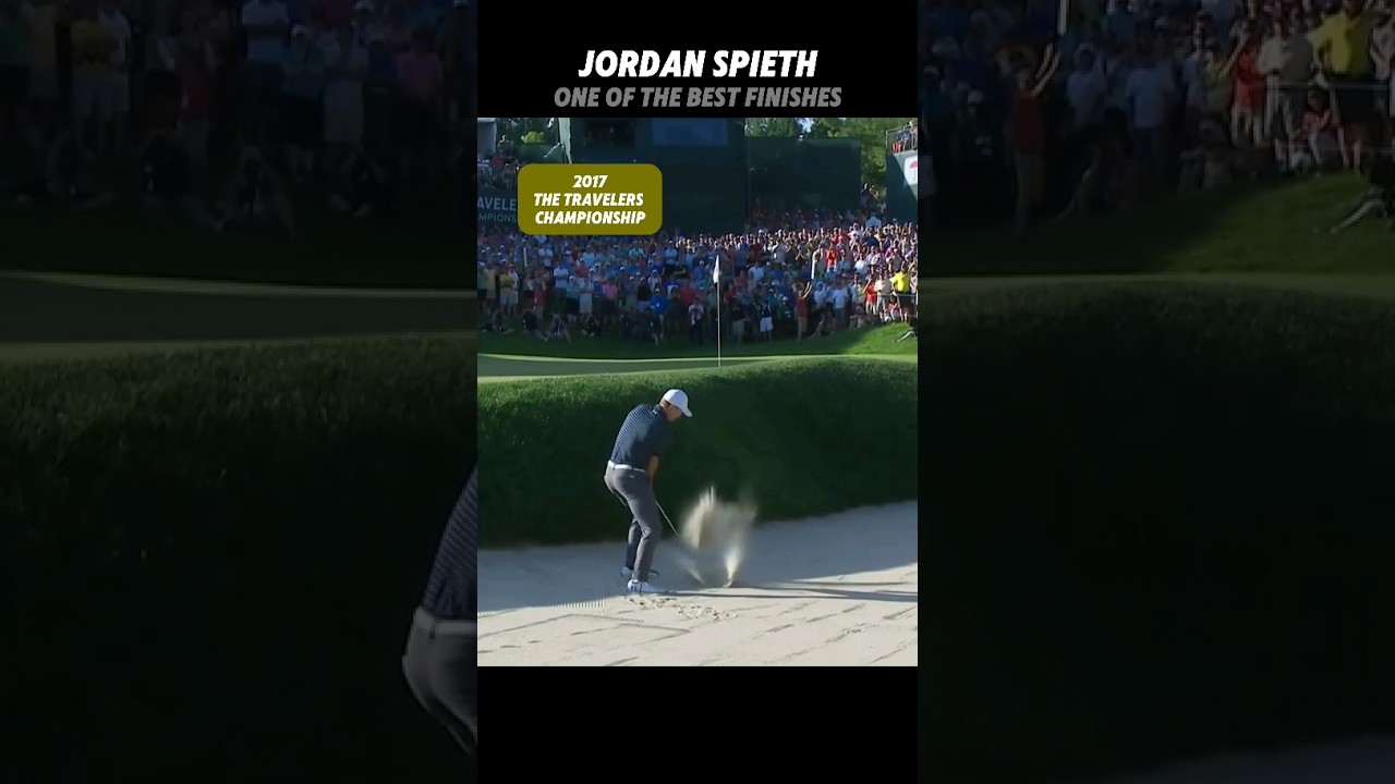 PGA Jordan Spieth One of the Best Finishes from the Bunker #golf