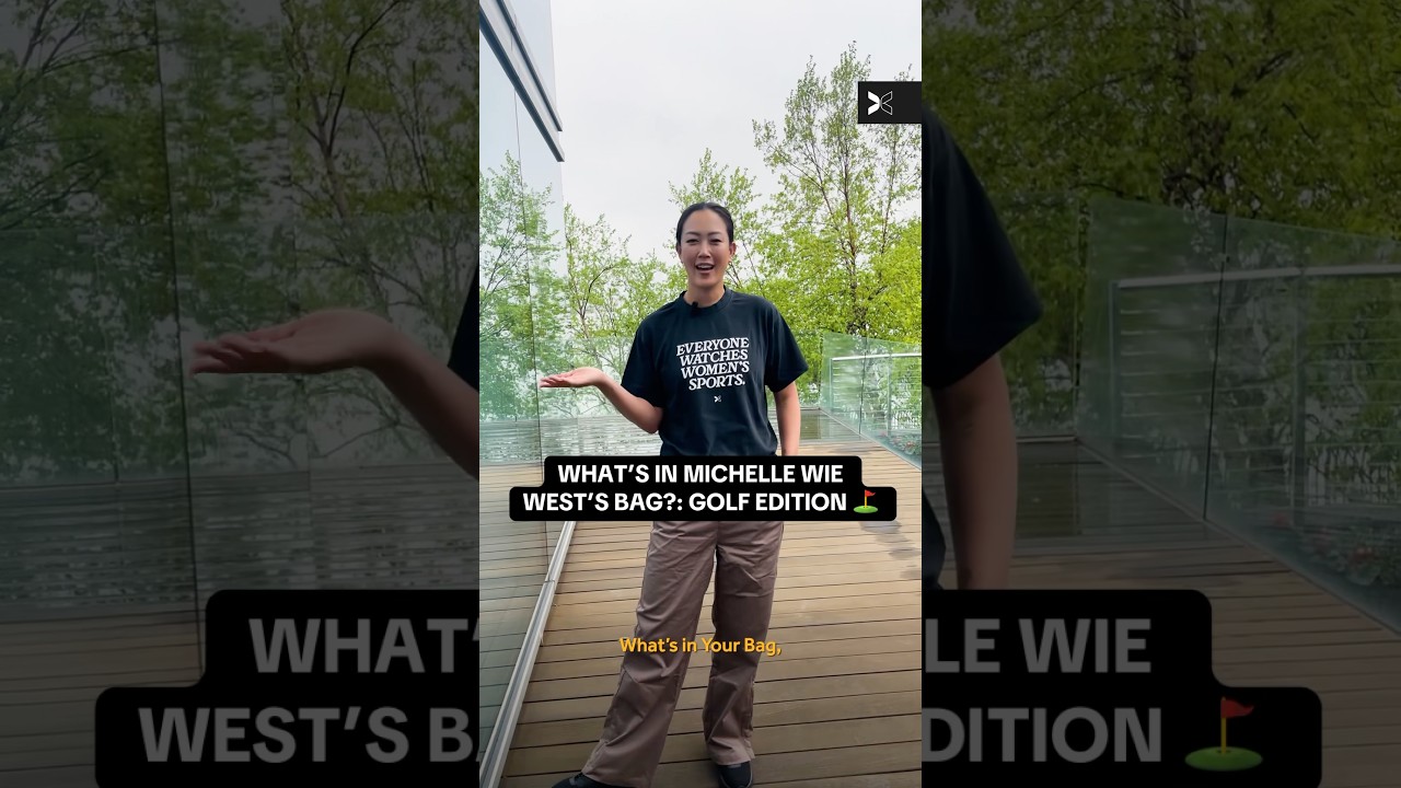 Asked Michelle Wie West if these #golf clubs were up to par🏌️‍♀️Visit our channel for the full vid