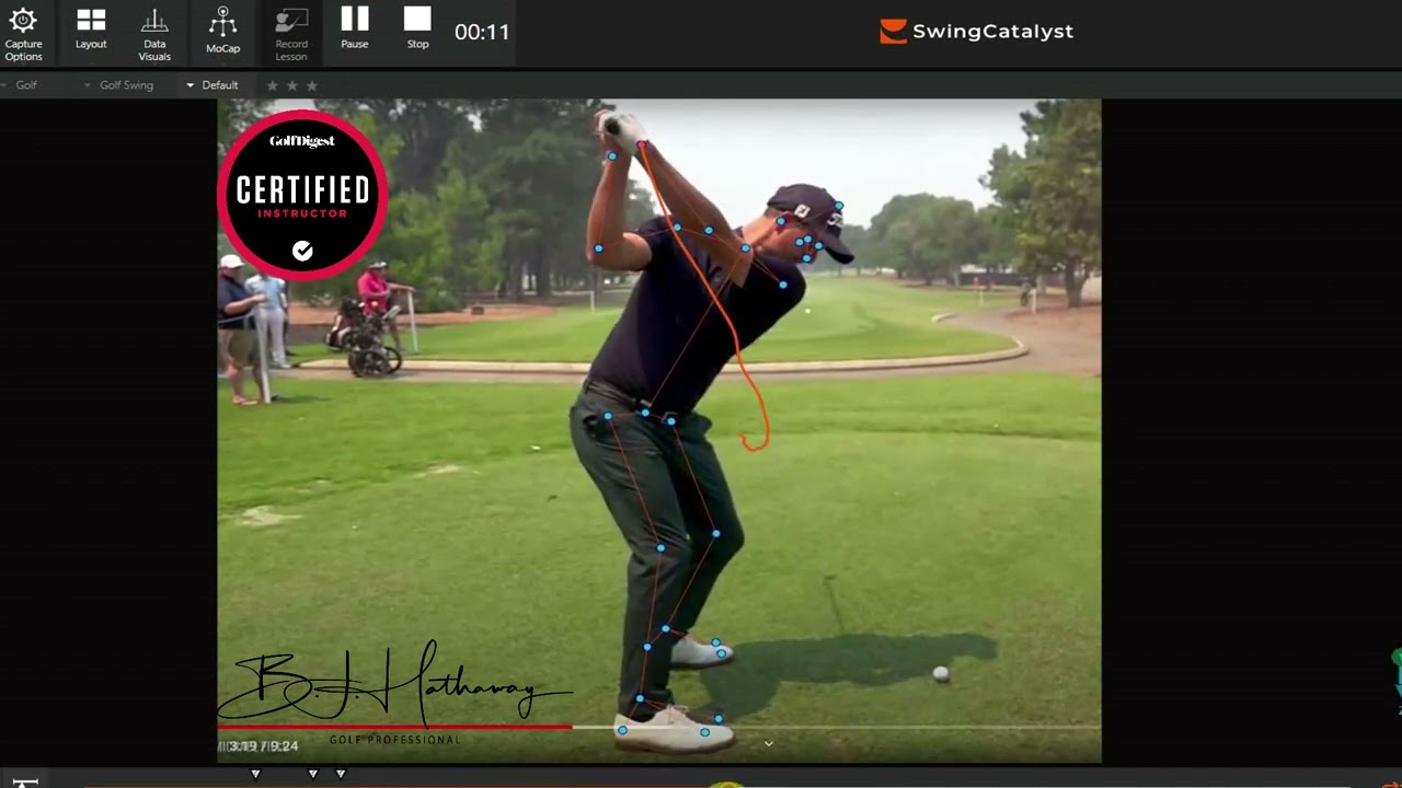 Adam Scott handpath trace