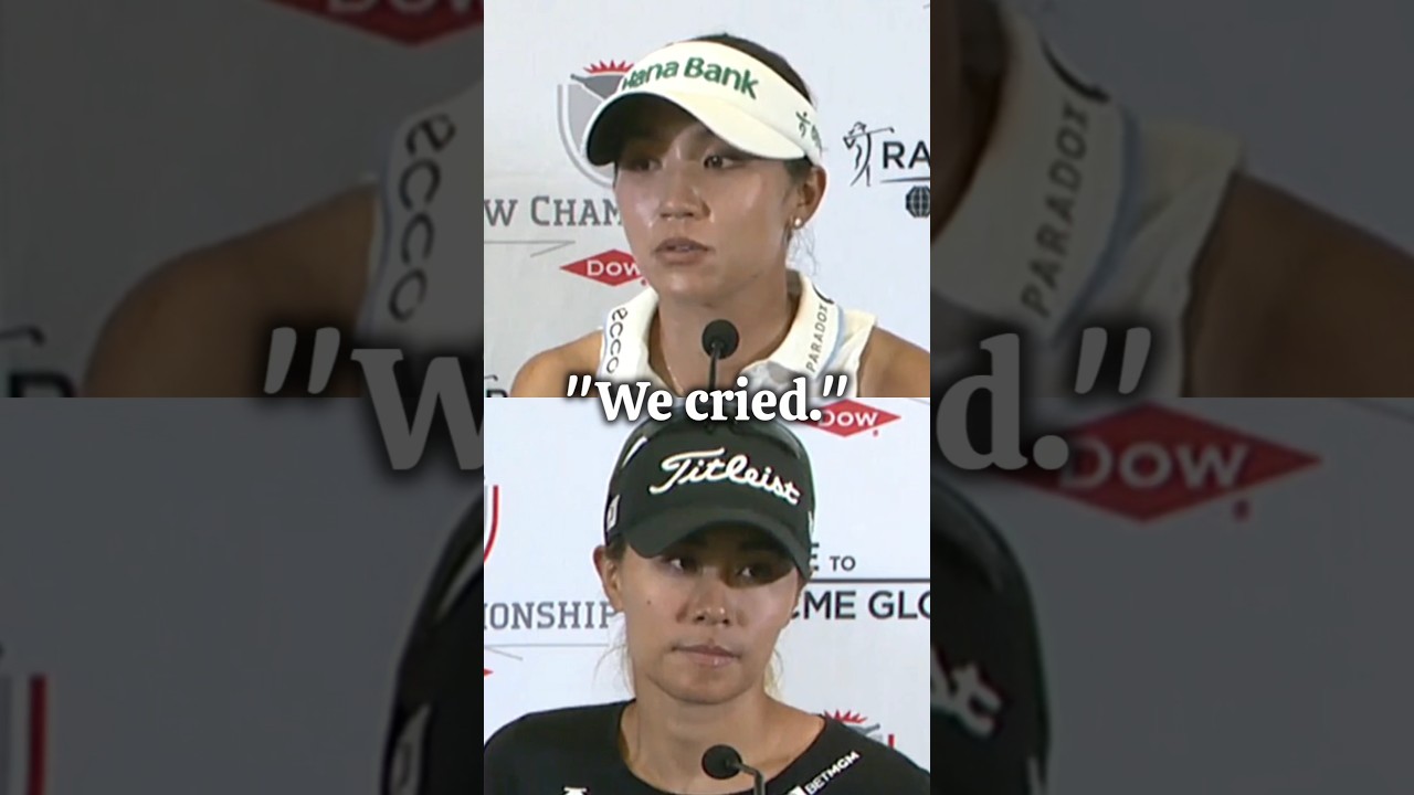 They cried after making the cut #golf