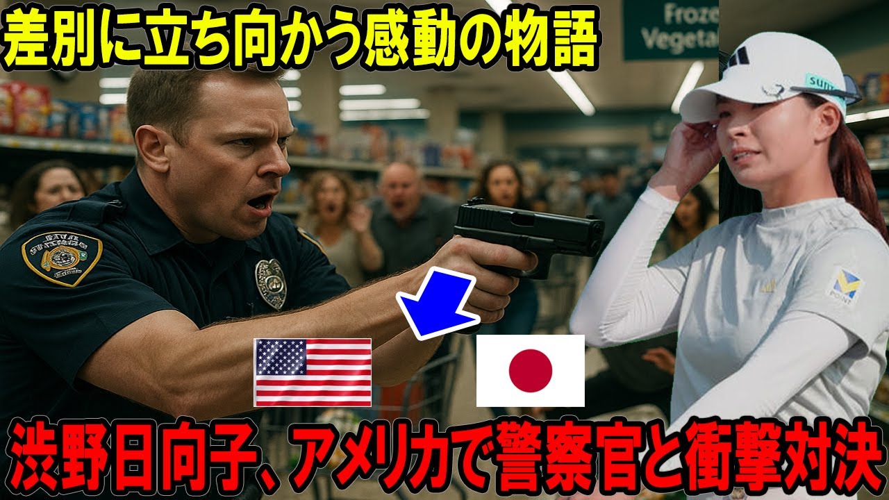 渋野日向子がアメリカで警察官と衝撃対決！差別に立ち向かう感動の物語！