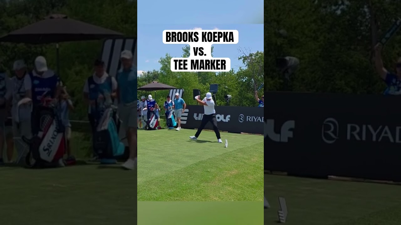 Yikes, Brooks Koepka let his temper get the best of him at #livgolfdallas #livgolf #progolf #golf