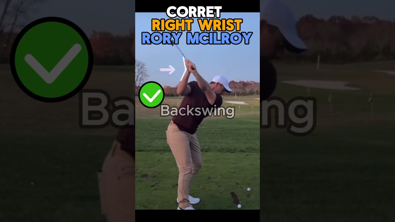 Rory McIlrory's Correct Right Wrist /  マキロイの右手首