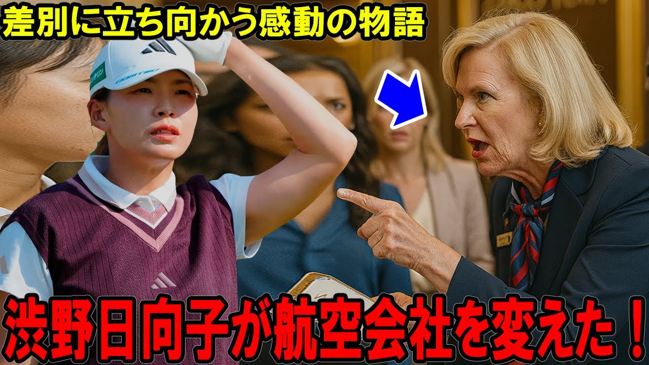 渋野日向子が航空会社を変えた！差別に立ち向かう感動の物語