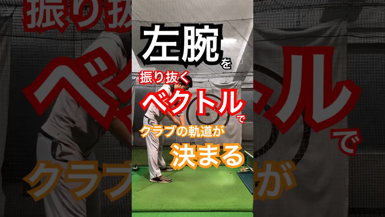 左腕のベクトルで全てが決まる10秒ゴルフレッスン]