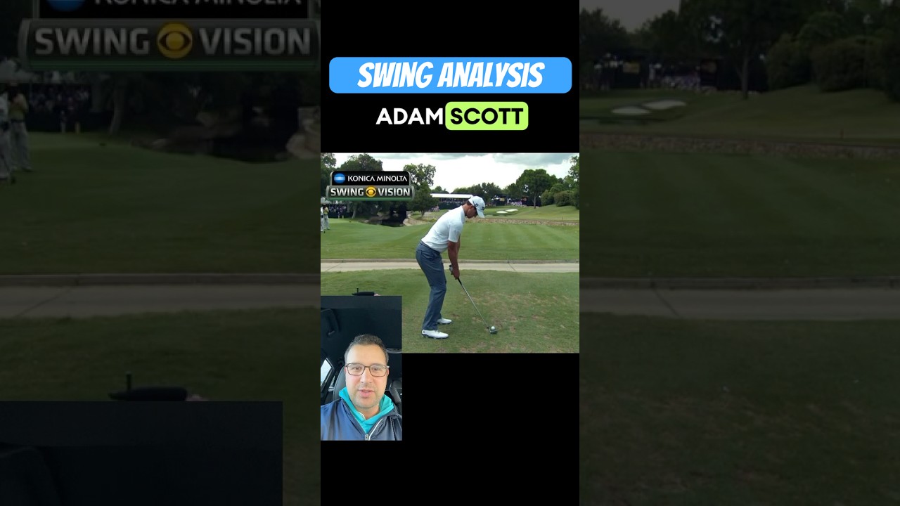 THE BEST GOLF SWING? Analysing Adam Scott’s Golf Swing #golftips #golfswing #usopen2025 #oakmont