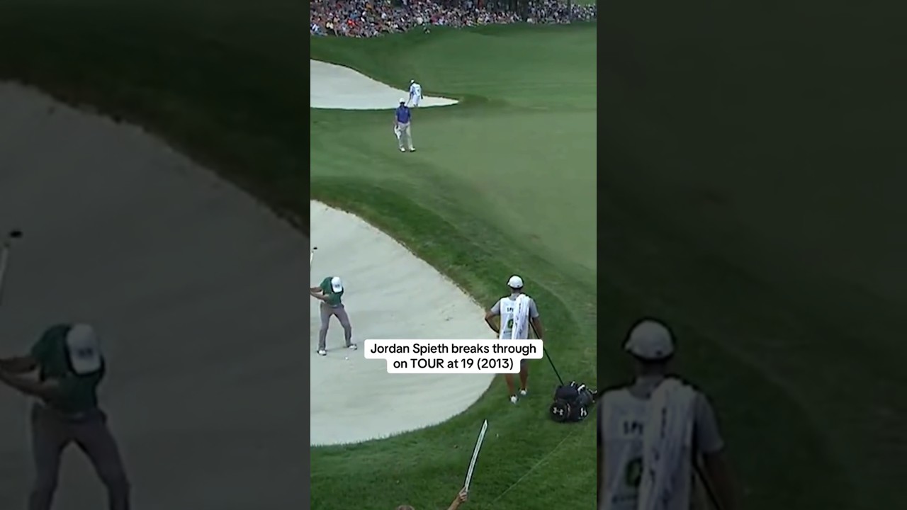 Jordan Spieth wins the John Deere Classic at 19 #shorts #highlights #golf