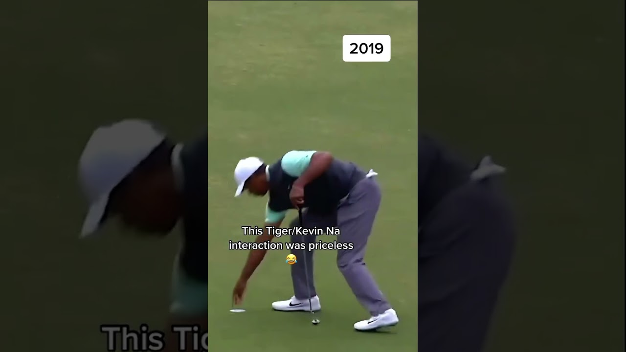 タイガーがケビン・ナのモノマネをする #ゴルフ #タイガーウッズ #メジャー