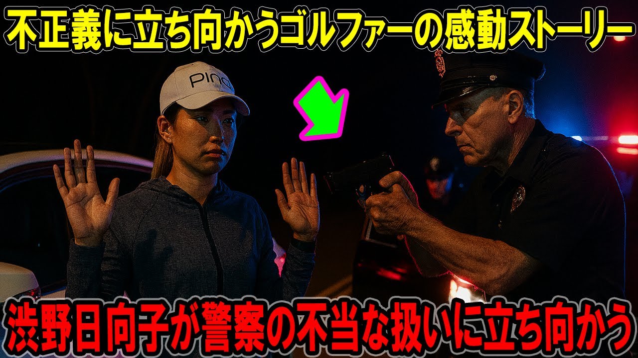 渋野日向子が警察の不当な扱いに立ち向かう！不正義に立ち向かうゴルファーの感動ストーリー