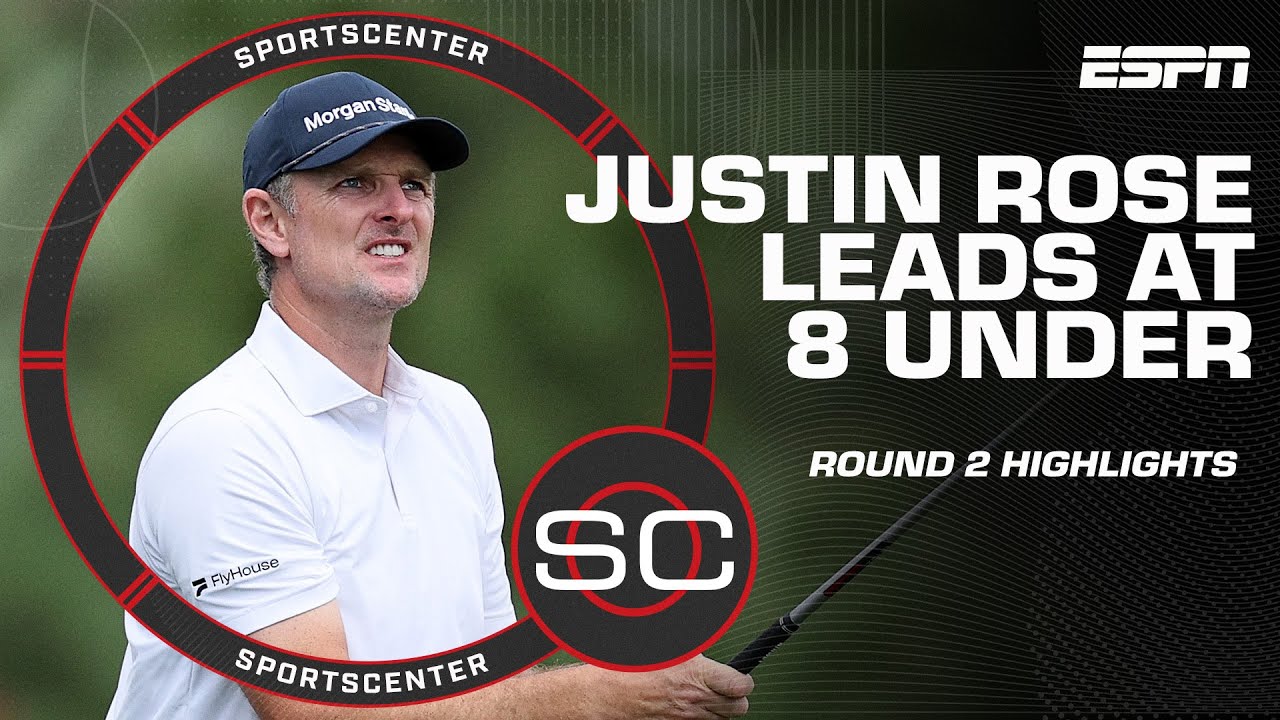 Masters Round 2 Reaction ⛳ Justin Rose leads Bryson DeChambeau & Rory McIlroy | SportsCenter