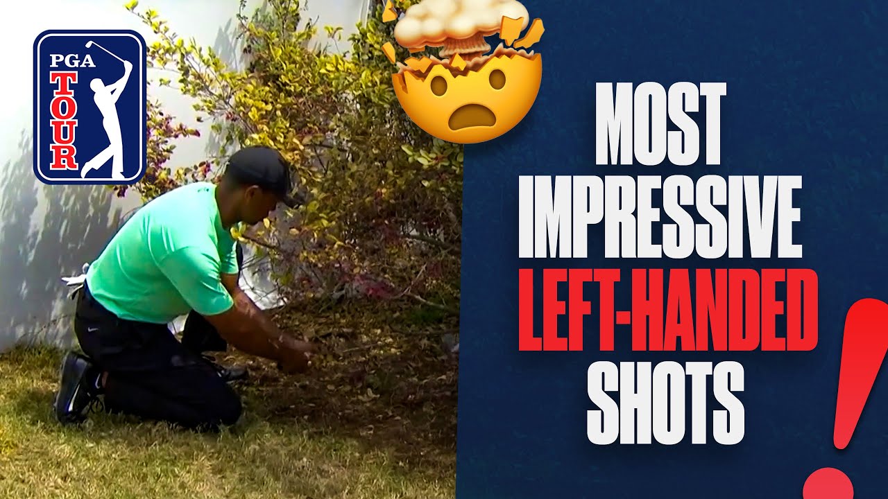 Left-handed shots on PGA TOUR that get more impressive