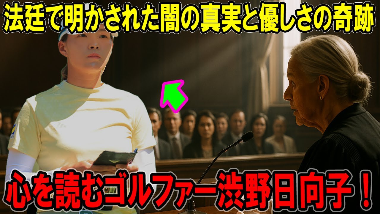 心を読むゴルファー渋野日向子！法廷で明かされた闇の真実と優しさの奇跡