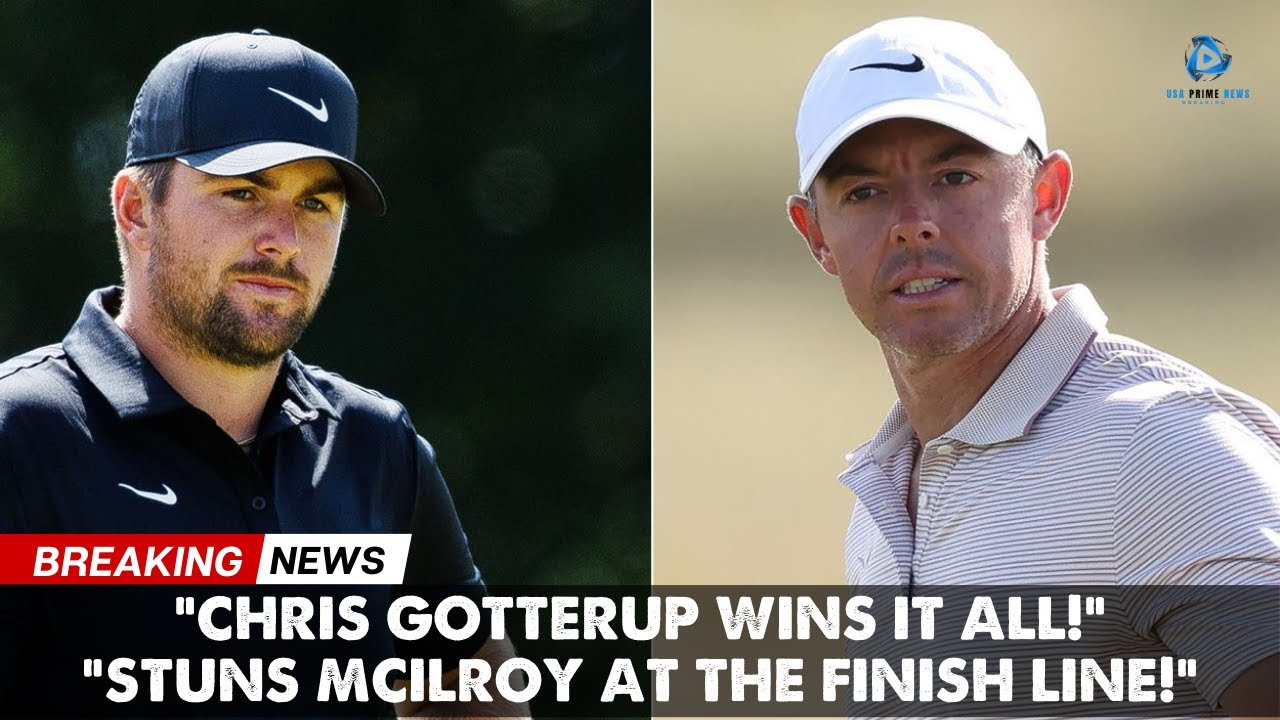 Chris Gotterup Shocks Rory McIlroy to Win 2025 Genesis Scottish Open!। USA Prime News