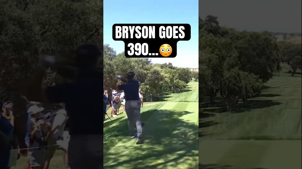 This guy is the real life Happy Gilmore…😅 #golf #LIVGolf #brysondechambeau