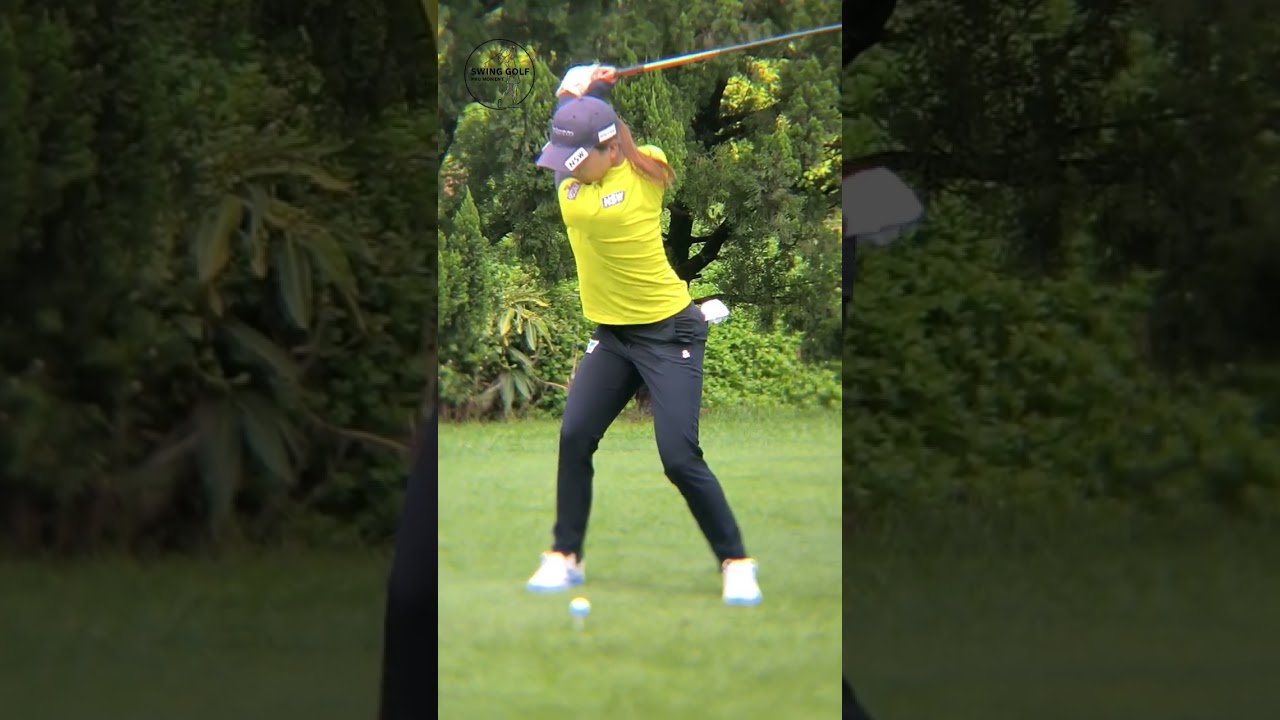 Yuna ARAKAWA 荒川侑奈 🇯🇵 | Beautiful tee shot in slow motion.