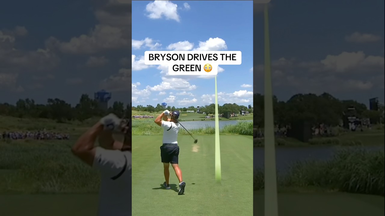 This guy is UNBELIEVABLE 😅 #golf #LIVGolf #brysondechambeau