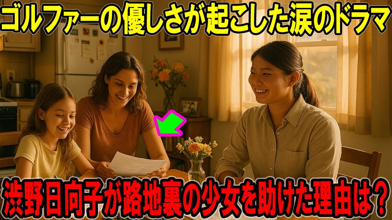 渋野日向子はなぜ路地裏の少女を助けたのか？ゴルファーの優しさが起こした涙のドラマ