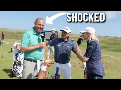 Rickie Fowler STUNS Reporter With Surprise Compliment!