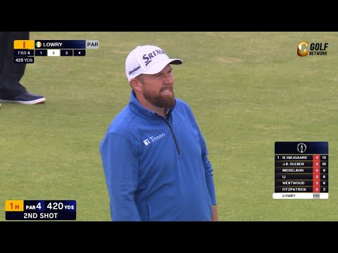 【全英OP25】2019年覇者のシェーン・ラウリーは20位　17番で約7mのフックラインを読み切ってバーディ