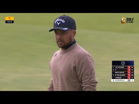 【全英OP25】昨年覇者のザンダー・シャウフェレは32位　17番では一瞬待ってからのバーディ