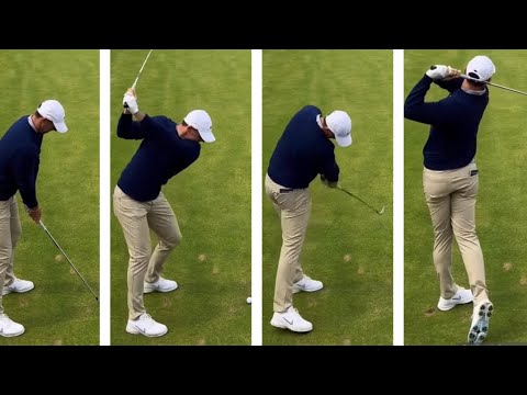 Rory McIlroy’s Long Iron Swing & Slow Motion – Pure Power, Effortless Flow 🏌️‍♂️🔥The Open 2025