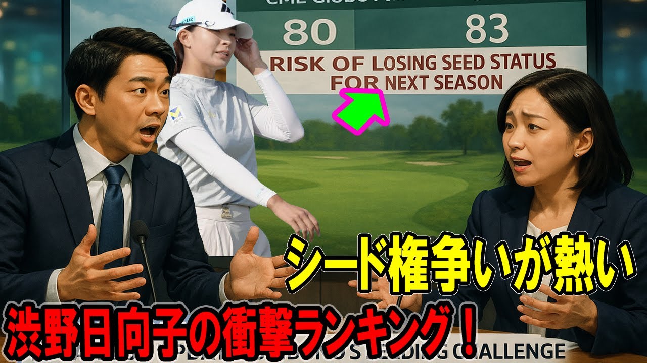 渋野日向子、来季シード権の危機！ シード権争いが熱い、ファン必見の展開！ LPGAツアーで起死回生のドラマが待つ？
