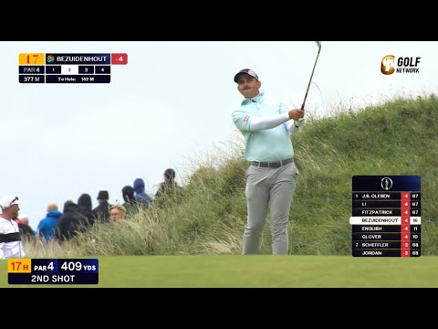 【全英OP25】クリスティアン・ベズーデンハウトが首位発進　12番では約8mを沈めてイーグル