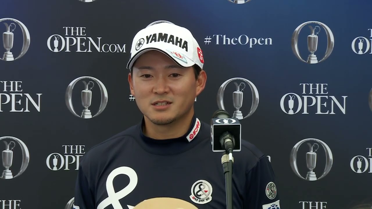 「全英オープン第2ラウンド後の今平周吾のコメント」