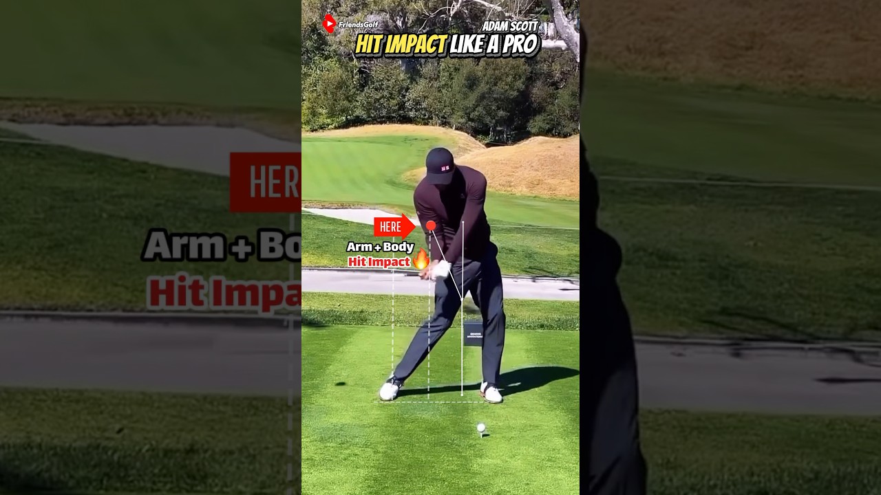 정확성과 비거리 늘리고 싶다면 붙이고 때려!