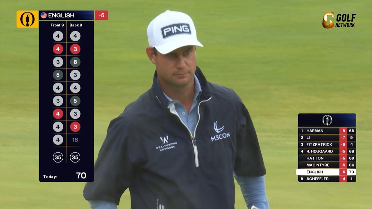 【全英OP25】イングリッシュ「70」、11番はセカンドをピタリと寄せてバーディ