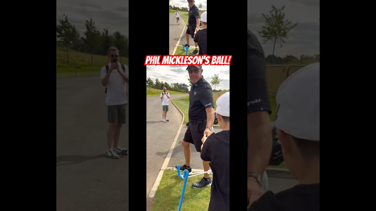 I’VE GOT PHIL MICKELSON’S GOLF BALL! 🏌️‍♂️⛳️ #golf #golfball