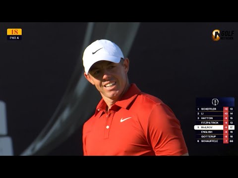 【全英OP25】地元のローリー・マキロイは6打差4位　12番パー5で約17mのイーグルパットを決めるなど「66」を叩き出す