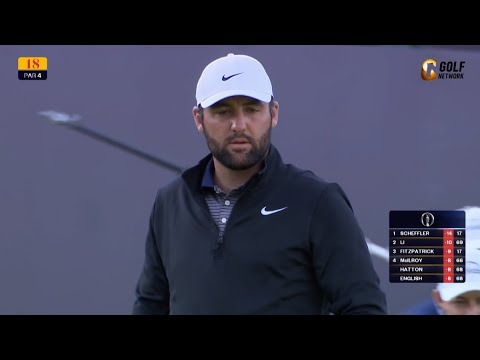 【全英OP25】スコッティ・シェフラー、7番パー5でイーグルを奪うなど4打差つけ全英オープン初制覇に王手