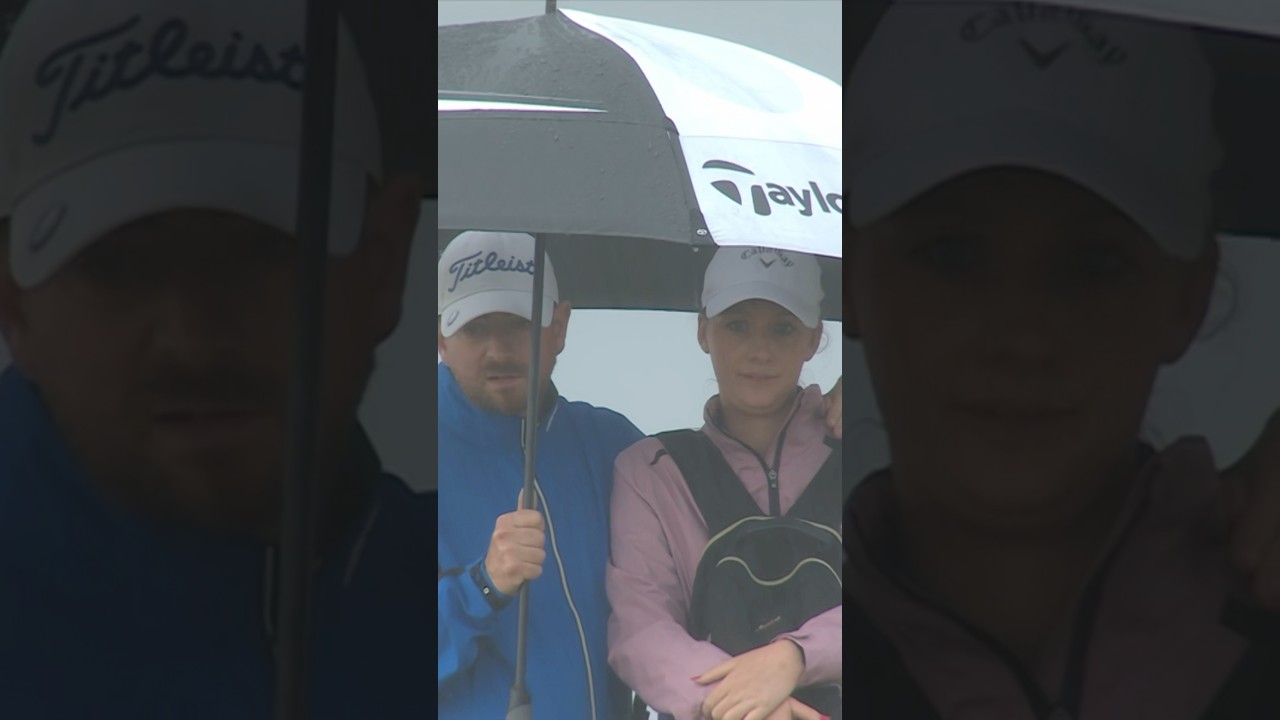 【全英OP25】☔️雨でもゴルフが大好きです❤️ #全英オープン