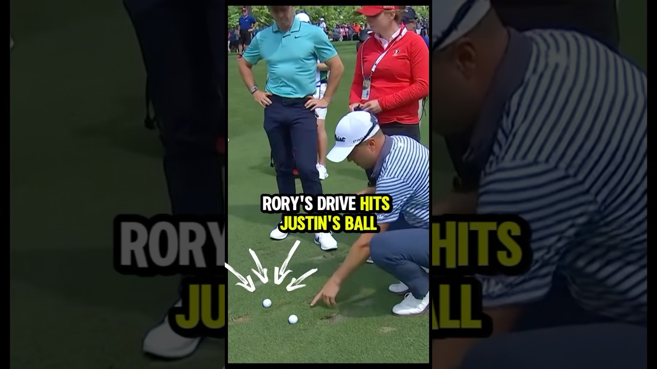 Ball Collision Leaves Rory and Justin Stunned 😱