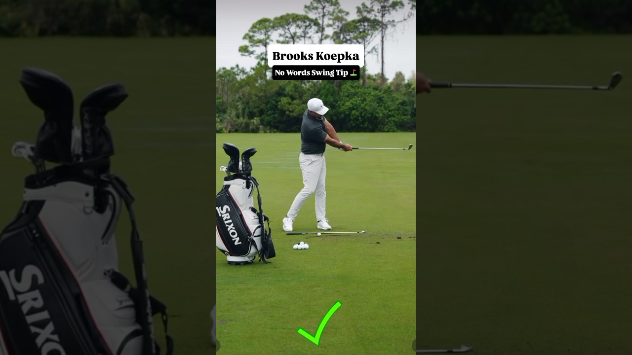 ⛳️ Brooks Koepka Golf Swing Tip | #golf #golfswing #golftips #golfinstruction #golflesson #golfer
