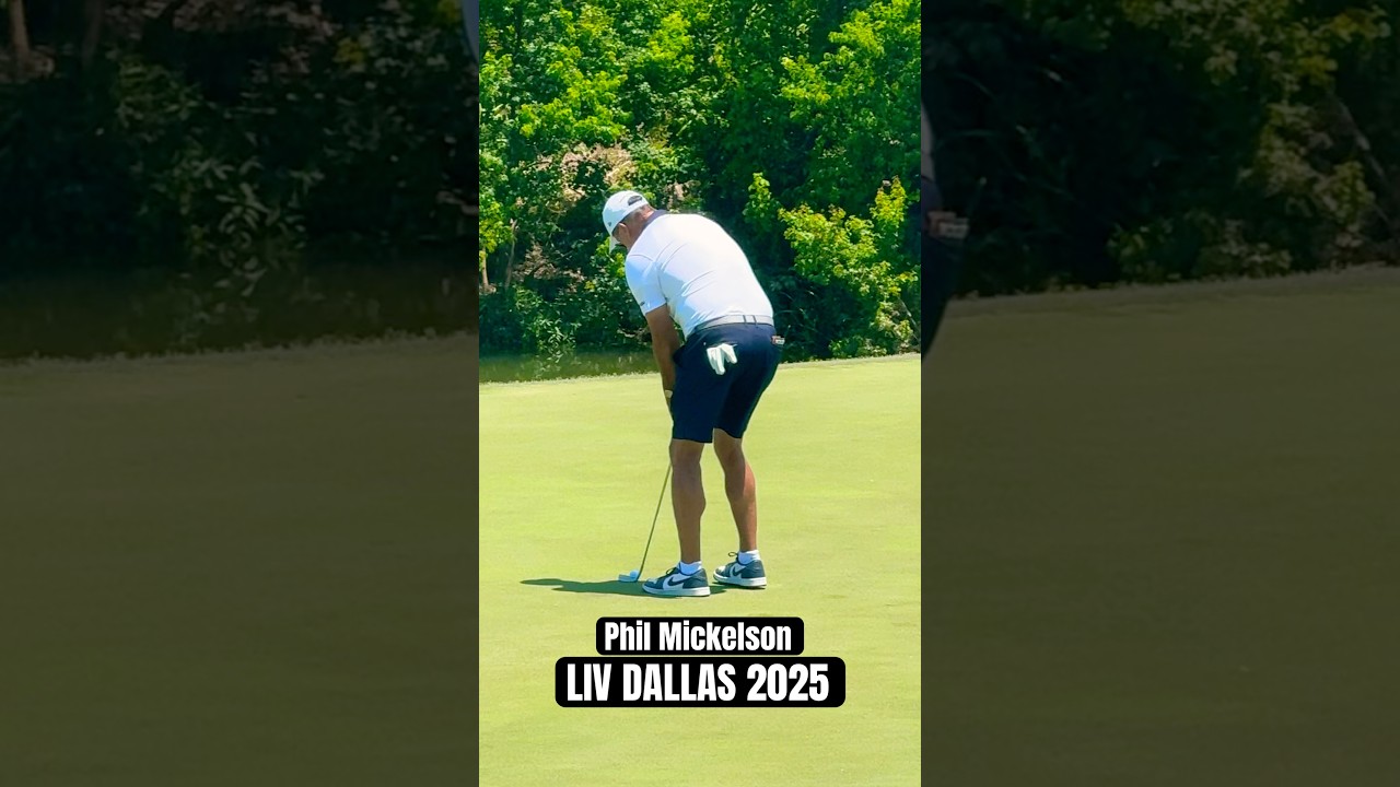 Phil Mickelson LIV Dallas 2025⛳️ #Shorts