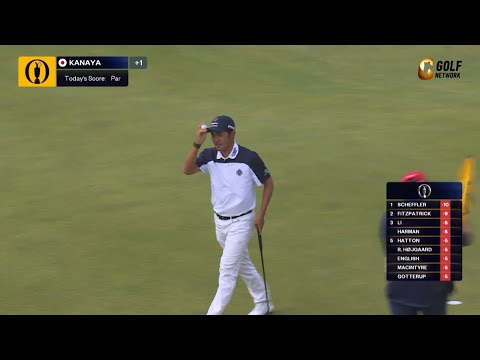 【全英OP25】金谷拓実は44位　8番では約13mのバーディパットを決めるなど「69」を記録