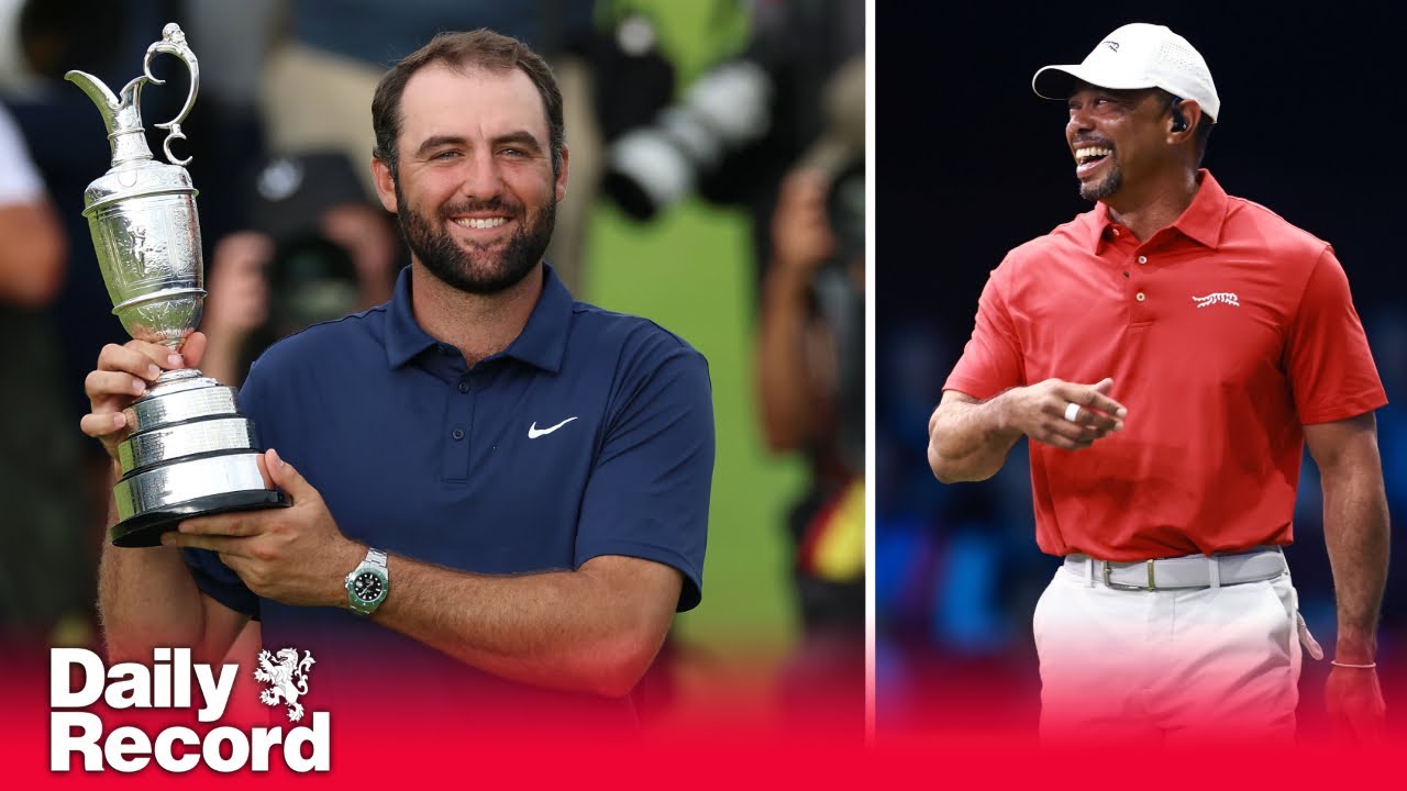 Scottie Scheffler calls Tiger Woods comparisons ‘silly’ after his Open triumph