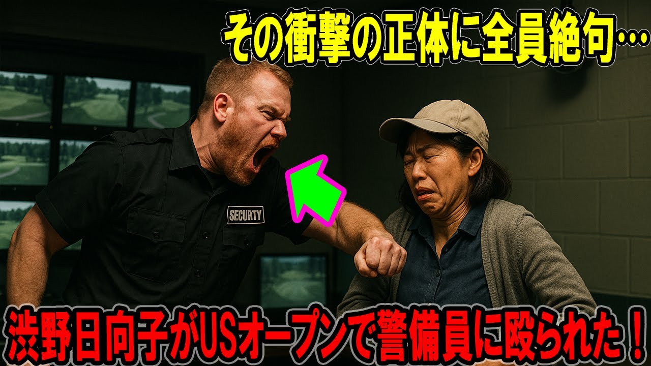 渋野日向子がUSオープンで警備員に殴られた！その衝撃の正体に全員絶句…