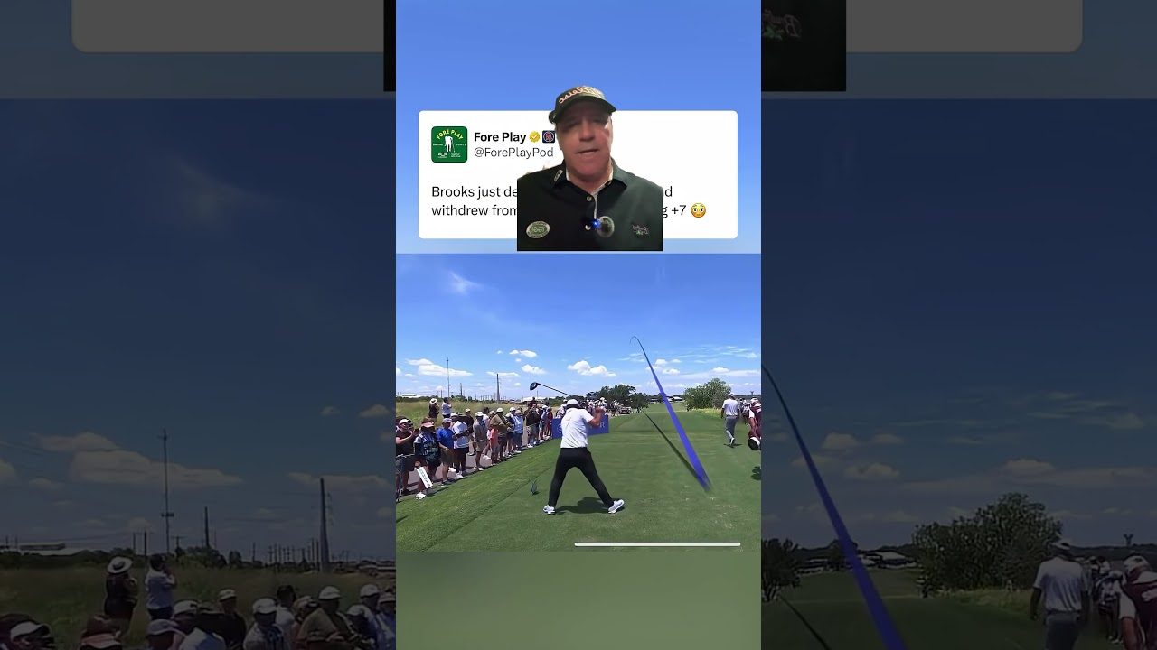 Brooks Koepka SNAPS at #livgolf event is WILD! #golf #shorts