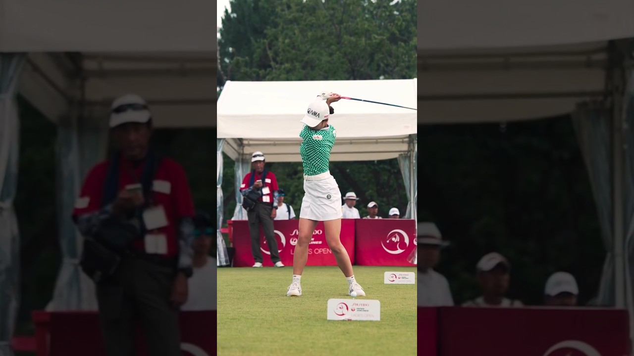 압도적 유연성!! JLPGA Kanazawa Shina. Instagram@jlpga_official