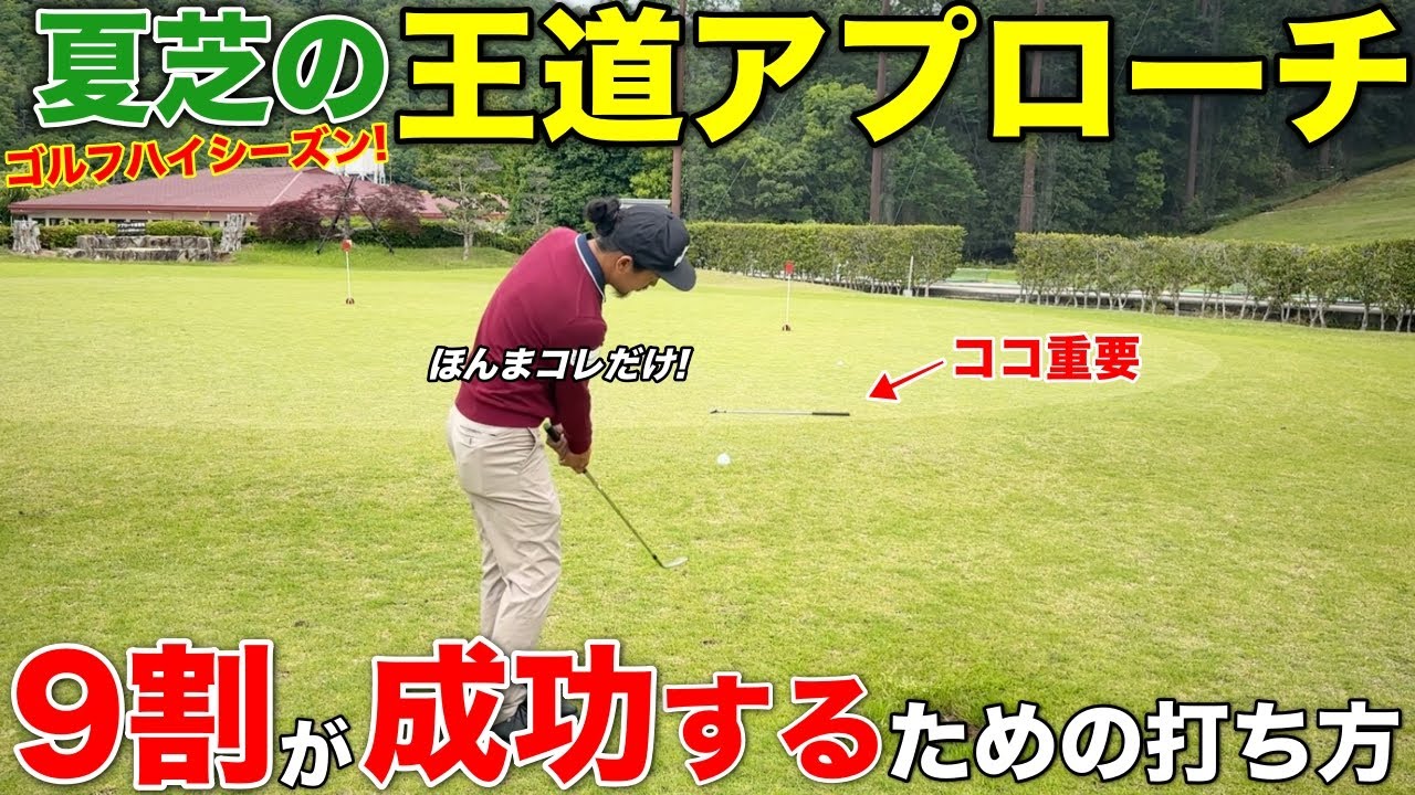 ゴルフシーズンのまさに今！良いライから安定感のあるアプローチを打ちたくありませんか？