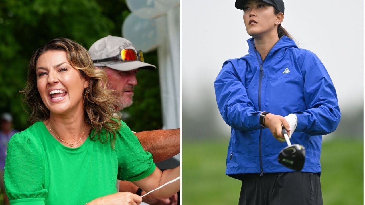 Amanda Balionis’s wait at the airport gets teased by Michelle Wie West