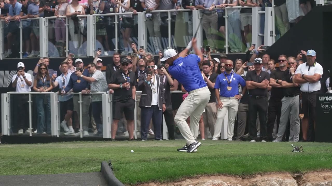 🚨 Shotgun Start Chaos! DeChambeau, Hatton & Rahm Tee Off | LIV Golf UK 2025 Round 1 (July 25)