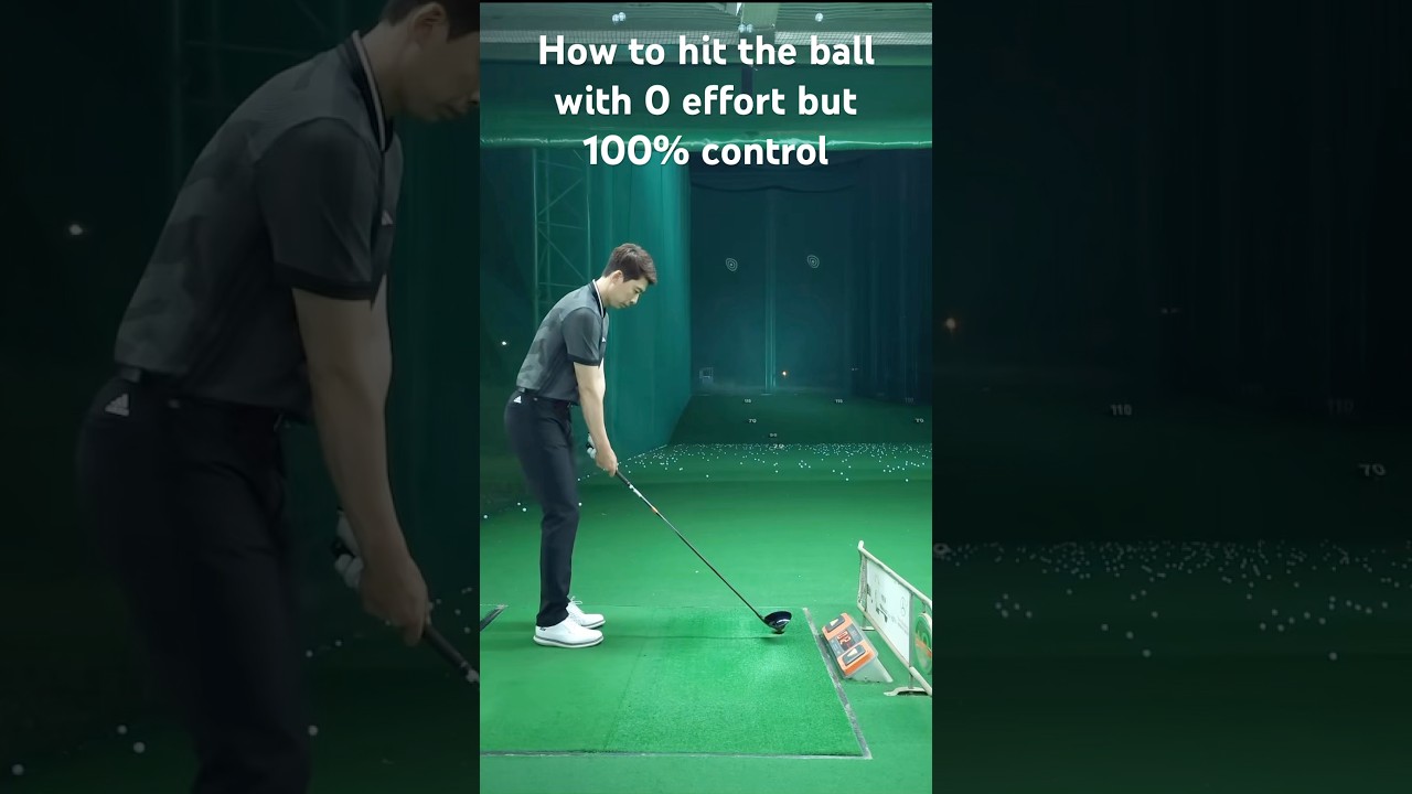 How to gain distance with your driver with less effort  #golf #golfswing #draw #slice #slowmotion